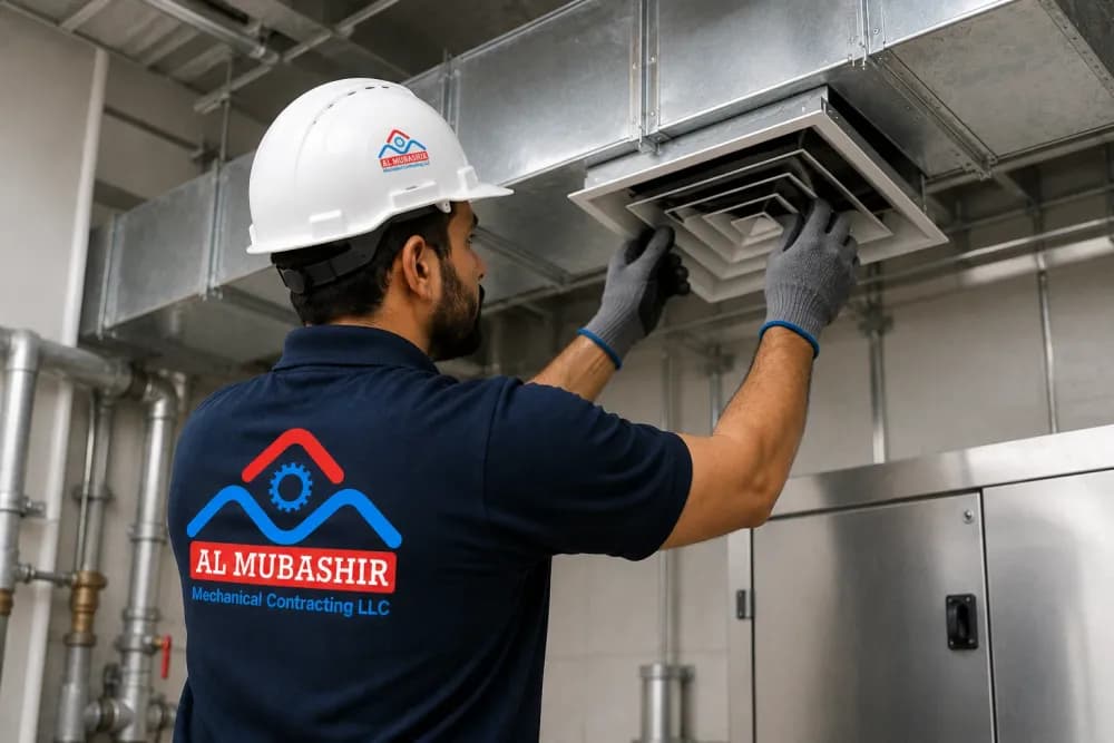 AC Duct Fabrication, Installation & Cleaning by Al Mubashir in the UAE