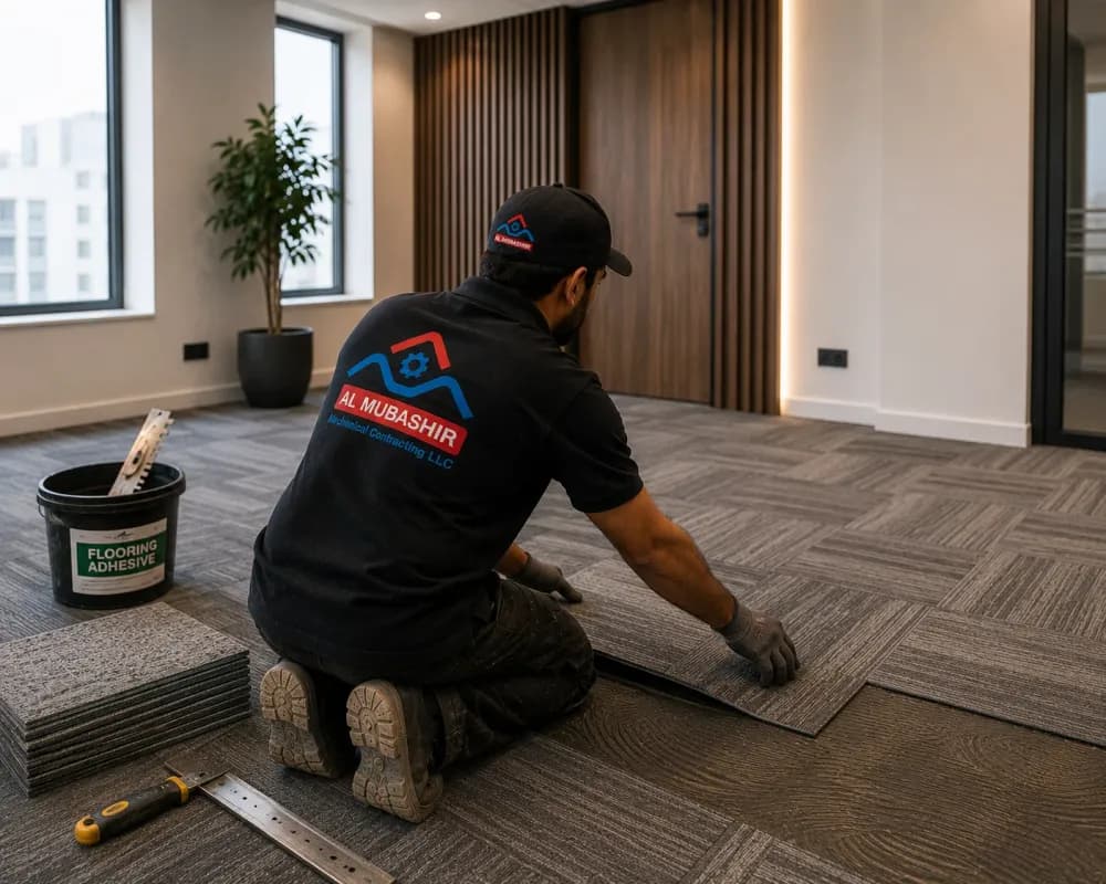 Carpet Flooring Supply & Installation by Al Mubashir in the UAE