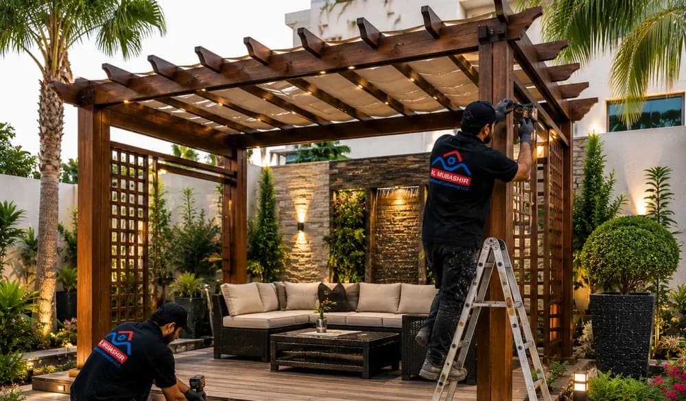 Gazebo & Pergola Installation by Al Mubashir in the UAE