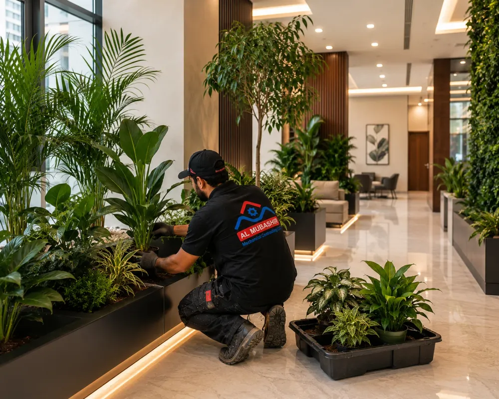 Indoor Plant Supply & Installation by Al Mubashir in the UAE
